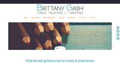 Desktop Screenshot of brittanygash.com