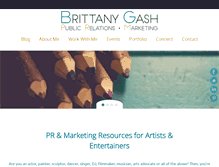 Tablet Screenshot of brittanygash.com